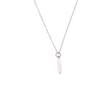 ERLA LONG PENDANT CHAIN SILVER