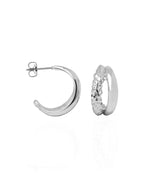 MAR SPLIT EARRINGS SILVER