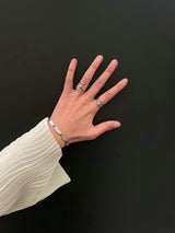 EIN FLOW RING SILVER