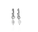 URÐ - ERLA PENDANT EARRINGS SILVER