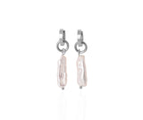 URÐ - ERLA LONG PENDANT EARRINGS SILVER