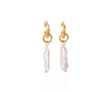 URÐ - ERLA LONG PENDANT EARRINGS GOLD
