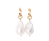 URÐ - ERLA XL PENDANT EARRINGS GOLD