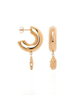 MAR/SUN PENDANT EARRINGS GOLD