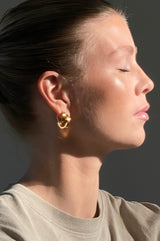 URD XL EARRINGS GOLD