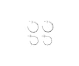 ÓMA EARRINGS SILVER